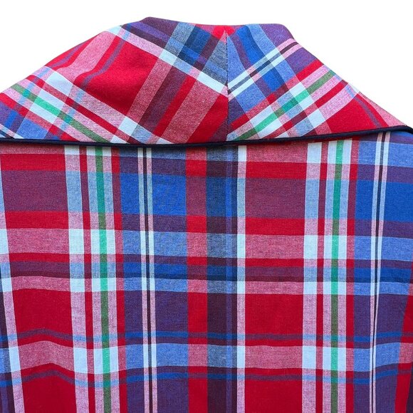 Brooks Brothers Lightweight Madras Cotton Robe 🎉2X Host Pick 🎉 - Picture 9 of 12